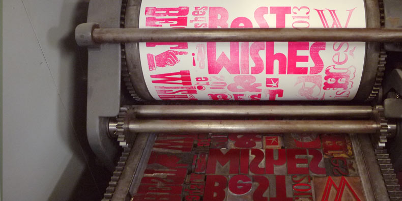 Letterpress Christmas Prints