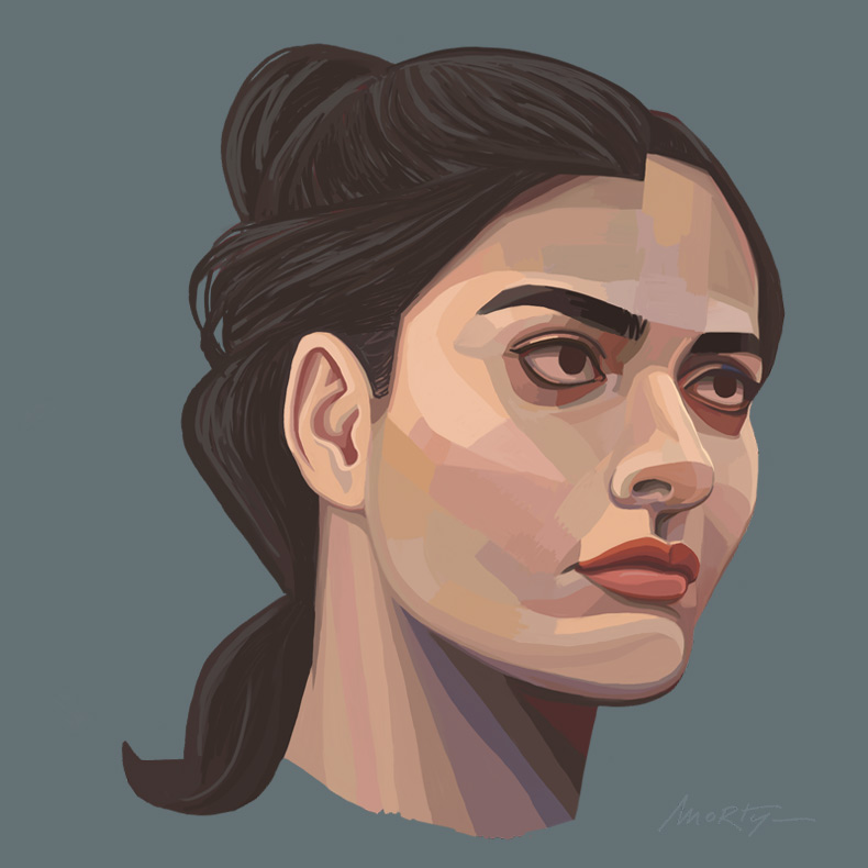 Digital Illustration Portrait - Toni