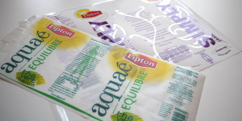 Lipton Ice Tea Aquae Labels