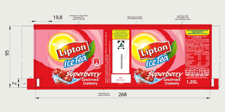 Lipton Ice Tea Superberry Germany